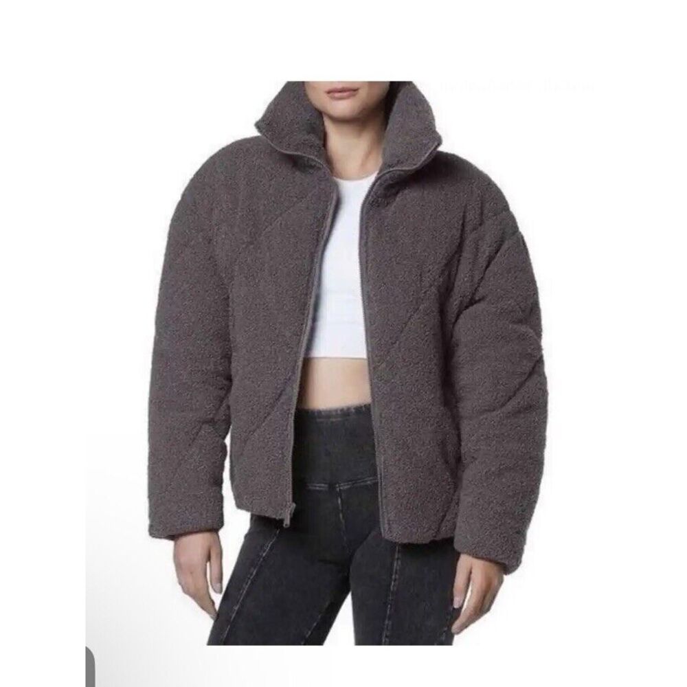 Andrew Marc Sport Gray Puffer Jacket Size 1X NWOT